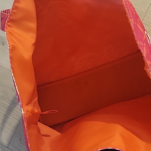 Lilly Pulitzer x Estee Lauder Pink Coral Canvas Sand Dollar Print Tote… - Picture 3 of 5